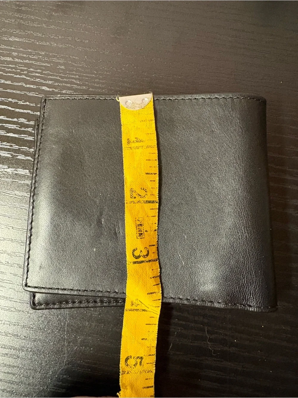 Michael Kors Black Leather Bifold Wallet Slim Unisex Card Holder